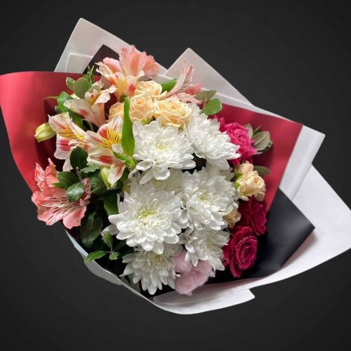 Букет "Ванильное небо"