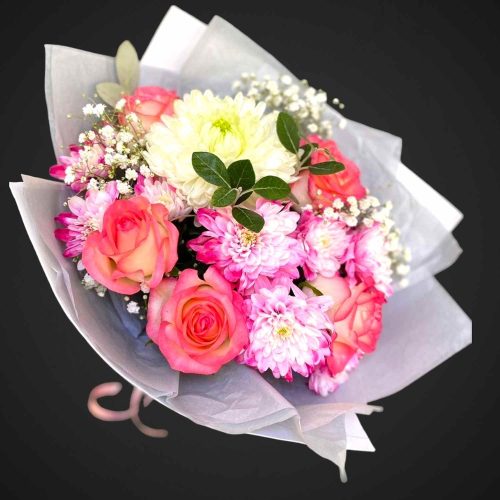 Букет "Клубничное мороженое"