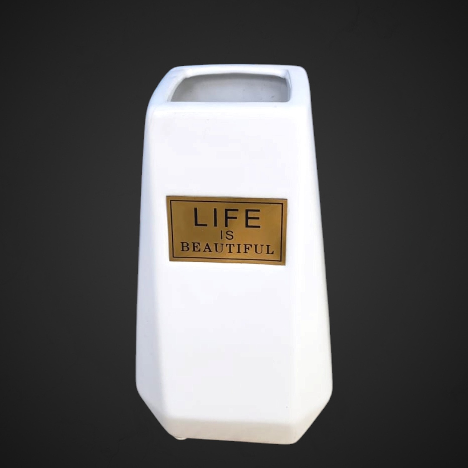 Ваза керамика цветная 18х6,5