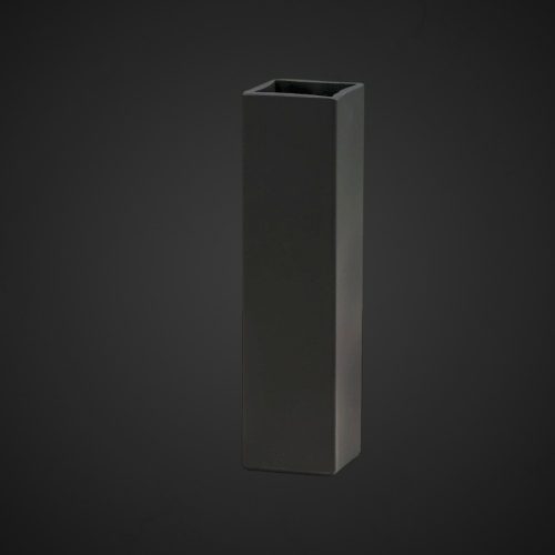 Ваза "Пять вечеров" черная матовая 21см