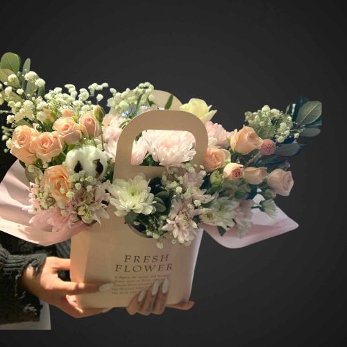 Композиция "Розовое шампанское"