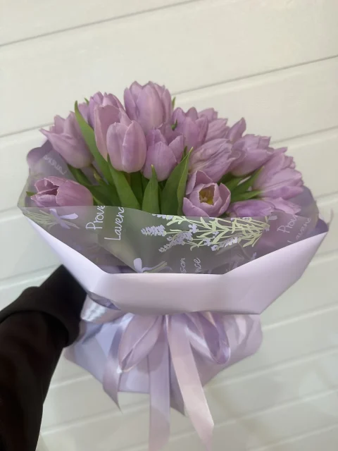 Букет сиреневых цветов