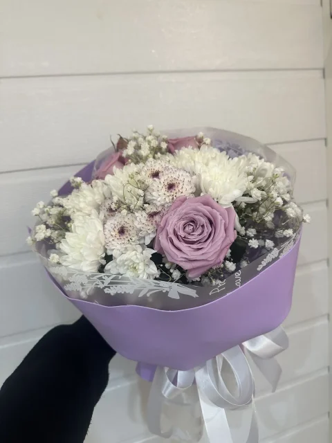 Букет сиреневых цветов