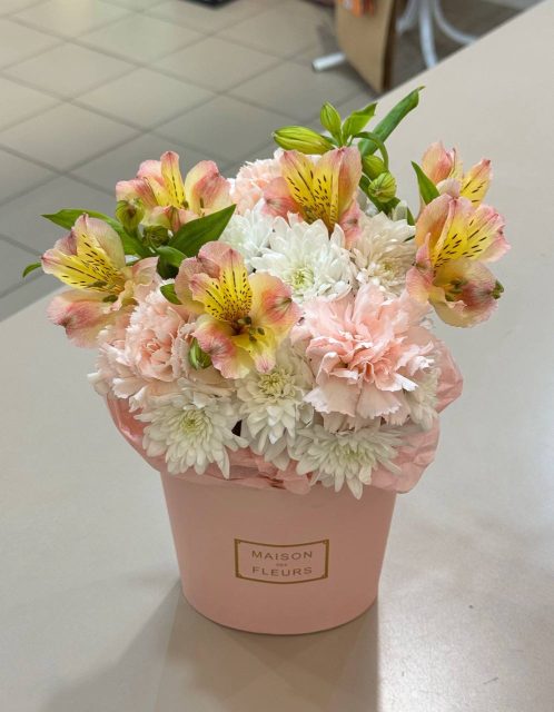 Букет розовых цветов